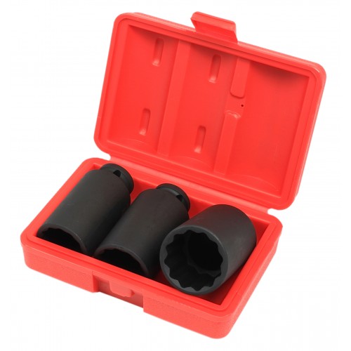 Wheel Hub Nut IMPACT Socket Set - 3pc