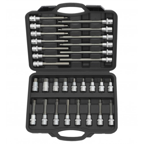 Hex Socket Bit Set 30pc - 1/2" Sq Drive