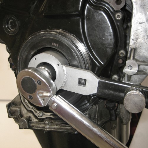 Crankshaft Pulley Holding Tool - Petrol 1.8 & 2.0 TSi / TFSi (Chain)  Engine - VAG