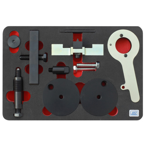 Diesel 2.0 TDCi EcoBlue Belt-in-Oil Engine Setting / Locking Master Kit - Includes Crankshaft Pulley Removal Tool - Ford