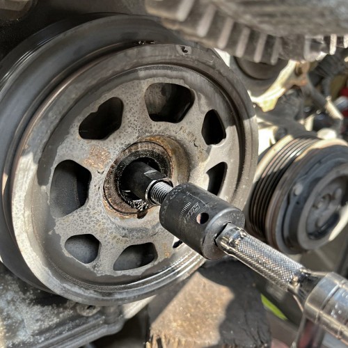 Vibration Damper / Crankshaft Pulley Removal Tool  - Ford 2.0 EcoBlue Ranger & Transit / Hybrid MHEV