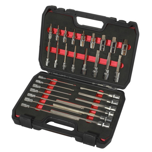 Hex Socket Bit Set 30pc - 3/8" and 1/2" Sq Drive